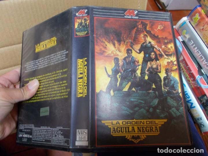 Kino: LA ORDEN DEL AGUILA NEGRA VHS CAJA GRANDE EDICCION VIDEO CLUB,,