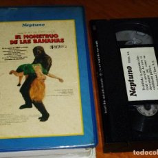 Cine: EL MONSTRUO DE LAS BANANAS / SCHLOCK - JOHN LANDIS, SAUL KAHAN - TERROR - CIVSA 1ª EDICION - VHS. Lote 316046143