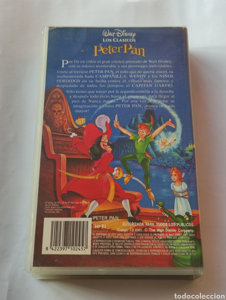 Cine: Peter Pan VHS - Foto 2