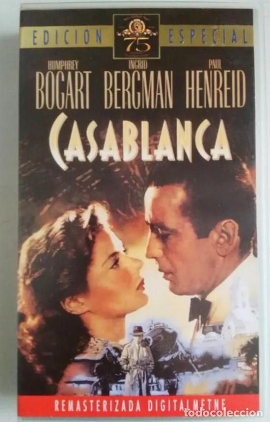 Kino: CASABLANCA EDICION ESPECIAL 75 ANIVERSARIO 1998 VHS ORIGINAL