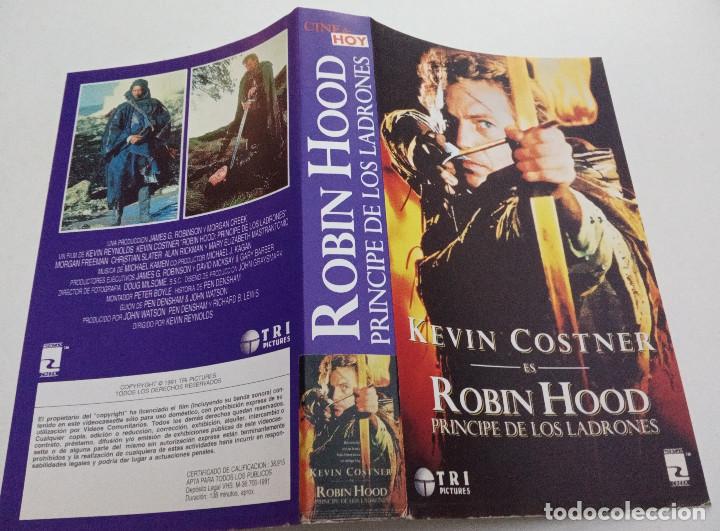 Cine: ROBIN HOOD PRINCIPE DE LOS LADRONES CARATULA VHS