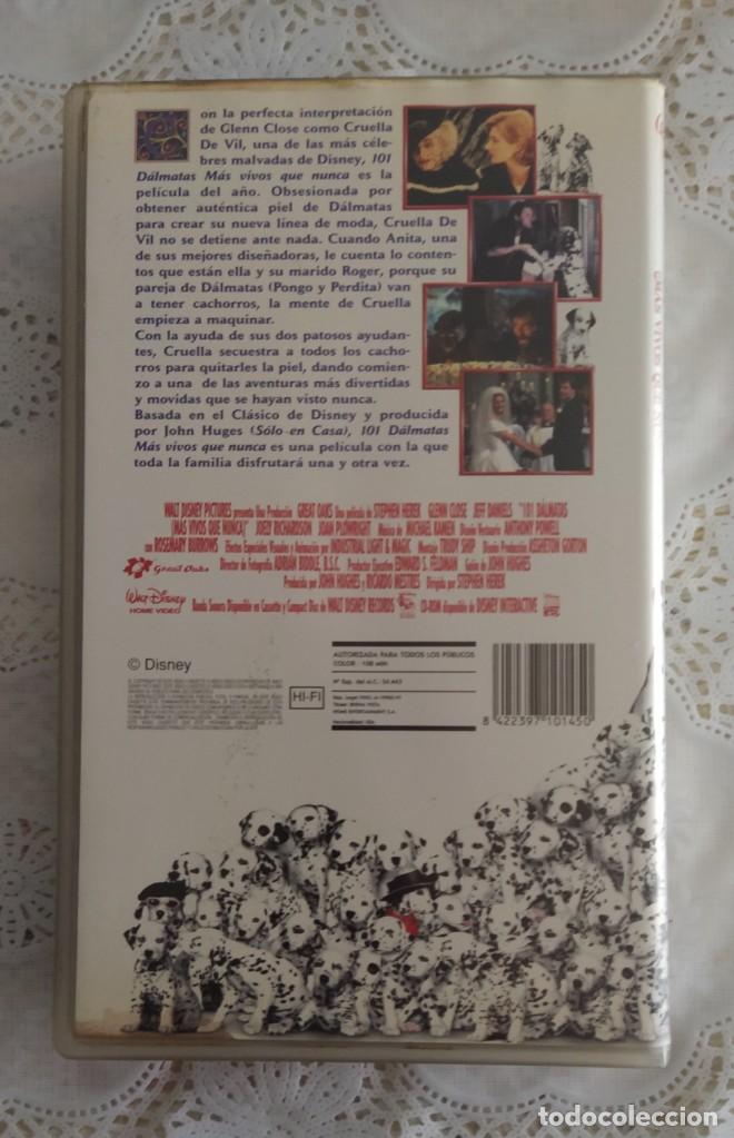 Cine: Pel&iacute;cula VHS 101 d&aacute;lmatas - Foto 2