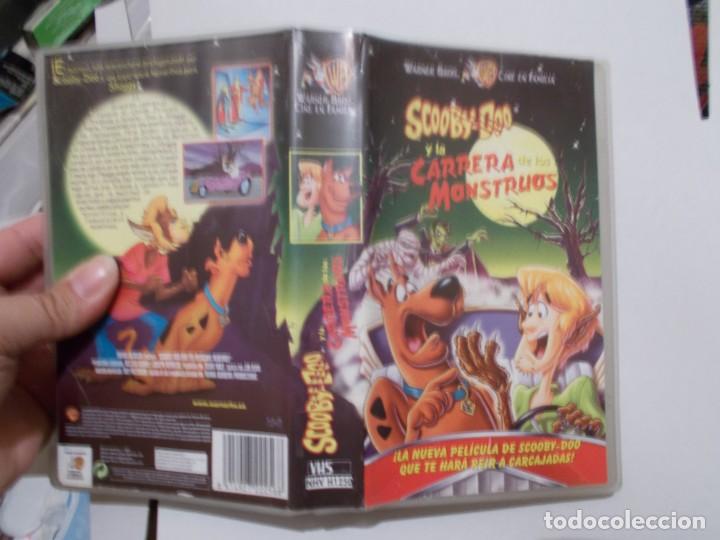 Cine: SCOOBY DOO Y LA CARRERA DE LOS MONSTRUOS VHS - Foto 1