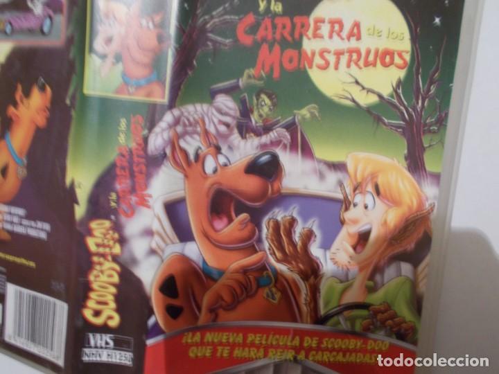 Cine: SCOOBY DOO Y LA CARRERA DE LOS MONSTRUOS VHS - Foto 2