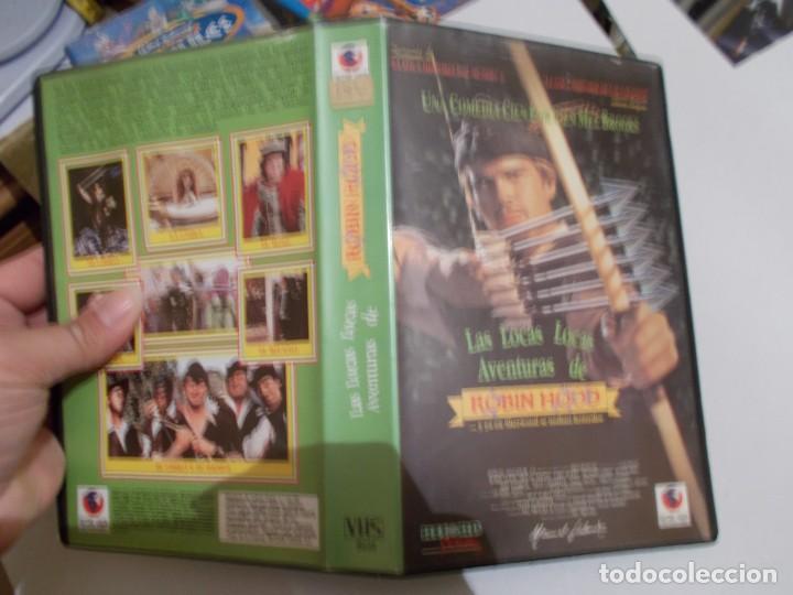 Cine: LAS LOCAS AVENTURAS DE ROBIN HOOD VHS CAJA GRANDE