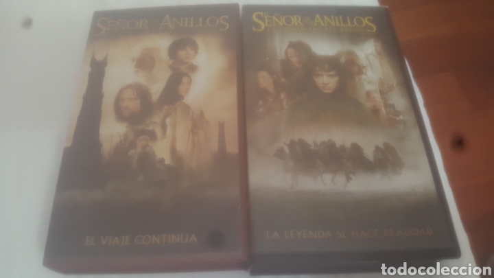 Cine: El senor de los anillos,el viaje continua y la leyenda se hace realidad.Vhs