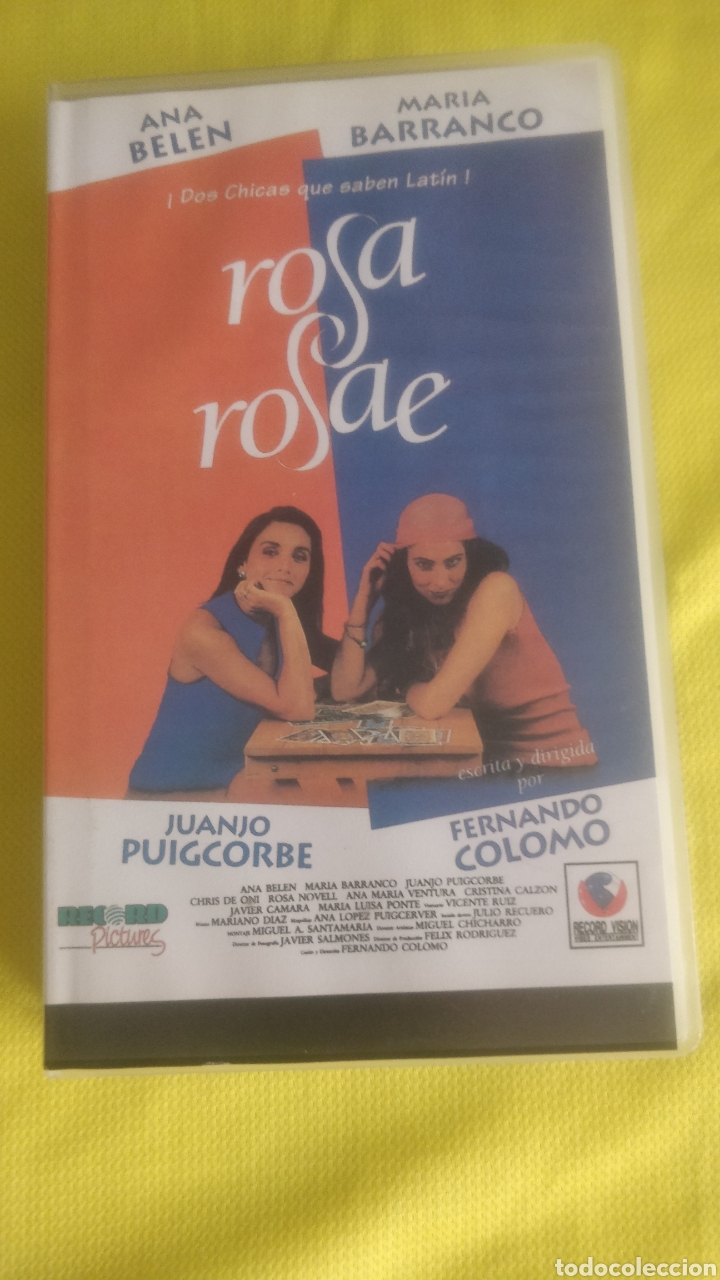 Cine: Pel&iacute;cula VHS Rosa Rosae. Dos chicas que saben lat&iacute;n