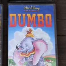 Cine: DUMBO DISNEY CLÁSICOS 1991 VHS. Lote 318545393