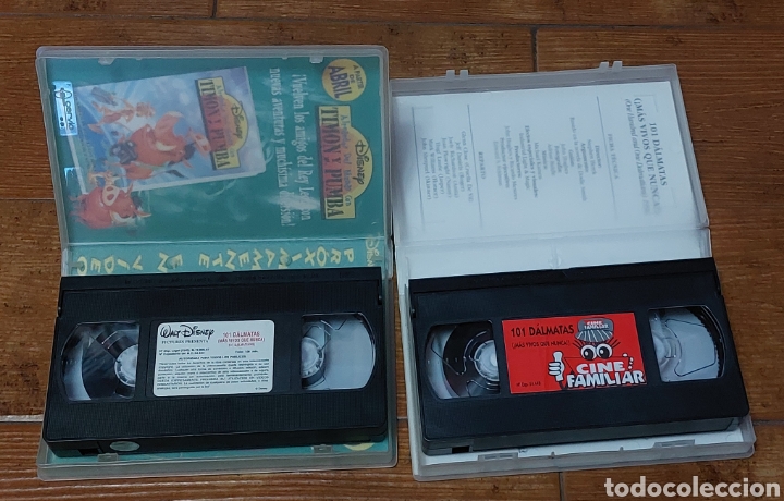 Cine: 2 VHS 101 Dalmatas (Disney) - Foto 3