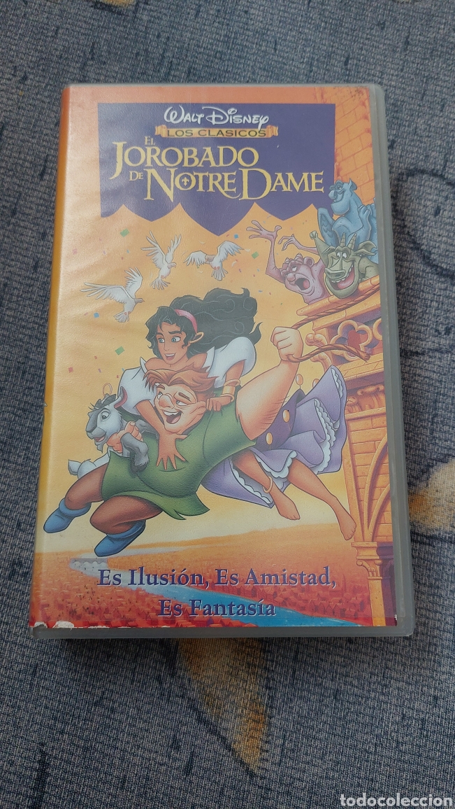 Cine: VHS El Jorobado de Notre Dame (Disney)