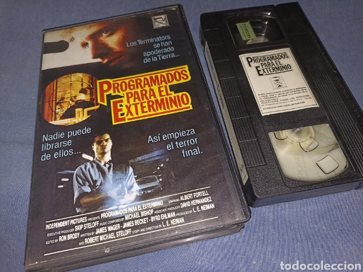 Cine: Programados para el exterminio- vhs- una mas de terminators- Scifi