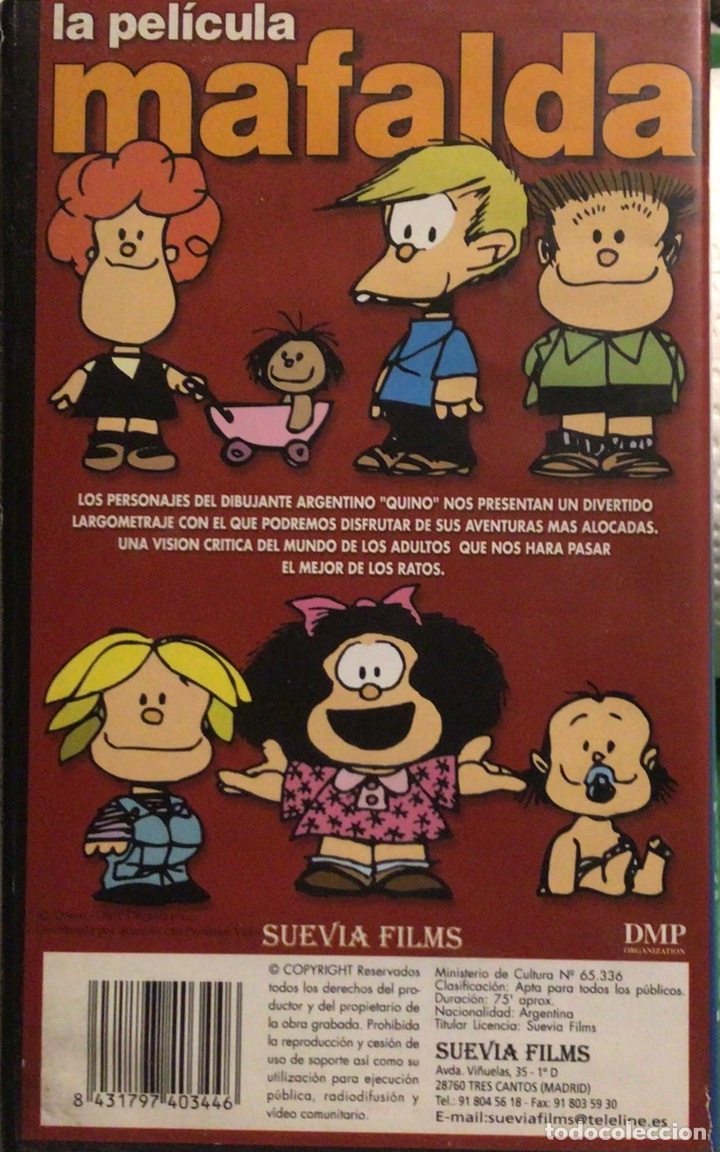 Cine: MAFALDA (Cinta v&iacute;deo VHS) - Foto 2