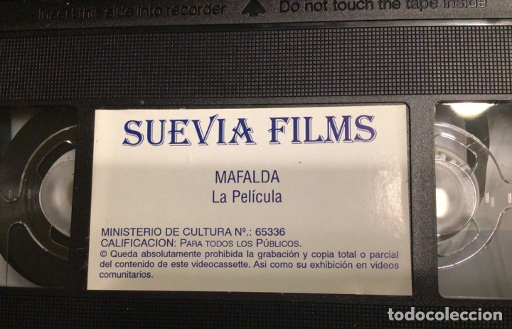 Cine: MAFALDA (Cinta v&iacute;deo VHS) - Foto 3