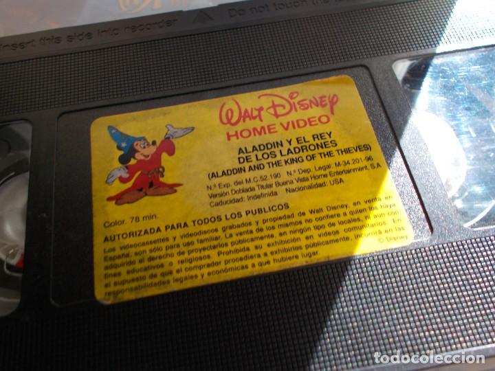 Cine: ALADDIN Y EL REY DE LOS LADRONES VHS - Foto 2