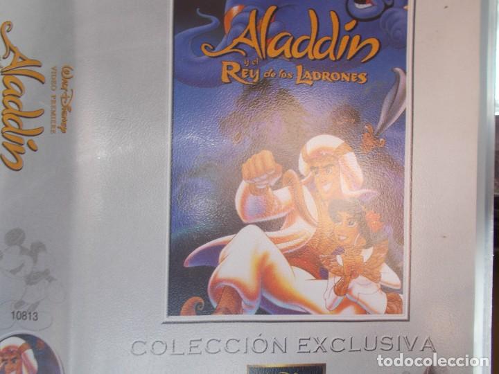 Cine: ALADDIN Y EL REY DE LOS LADRONES VHS - Foto 2