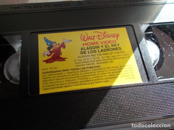 Cine: ALADDIN Y EL REY DE LOS LADRONES VHS - Foto 3