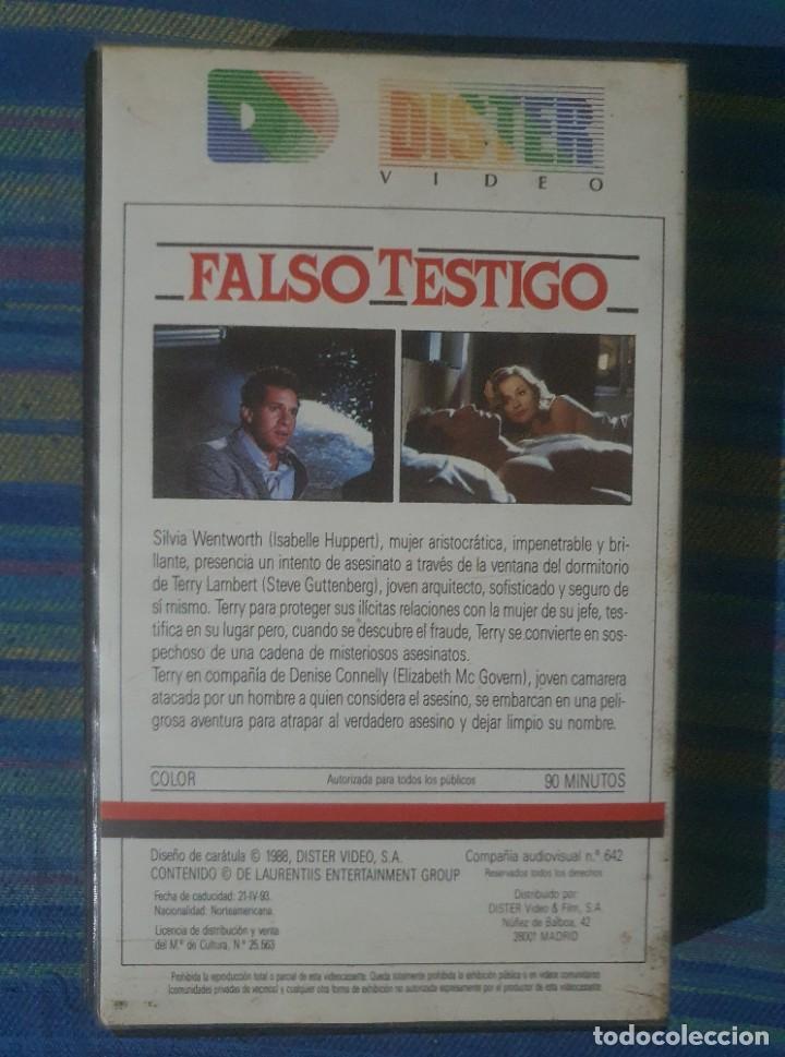 Cine: VHS FALSO TESTIGO - Foto 2