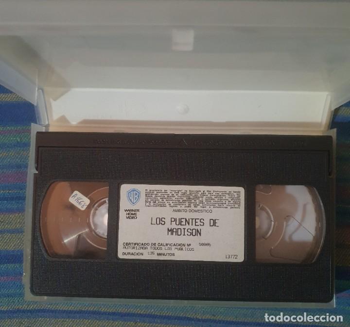 Cine: VHS LOS PUENTES DE MADISON - Foto 3