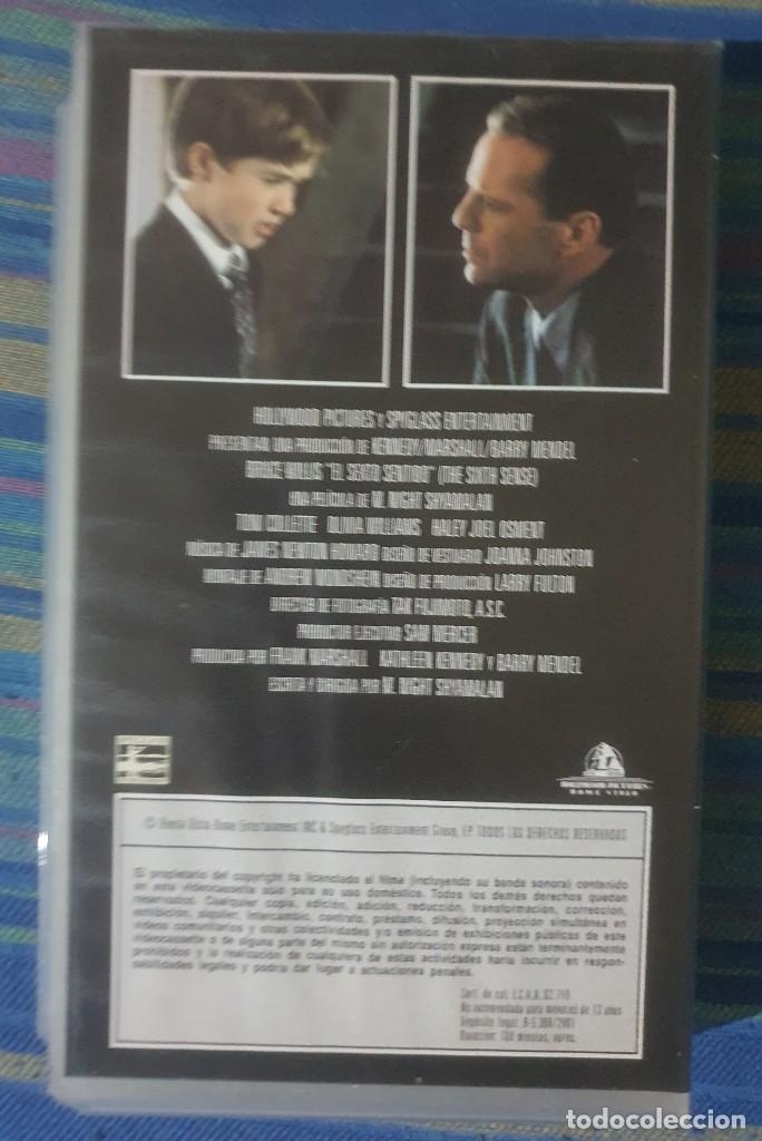 Cine: VHS EL SEXTO SENTIDO - Foto 2