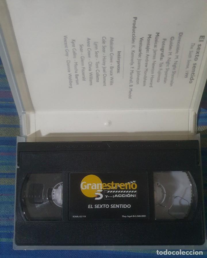 Cine: VHS EL SEXTO SENTIDO - Foto 3
