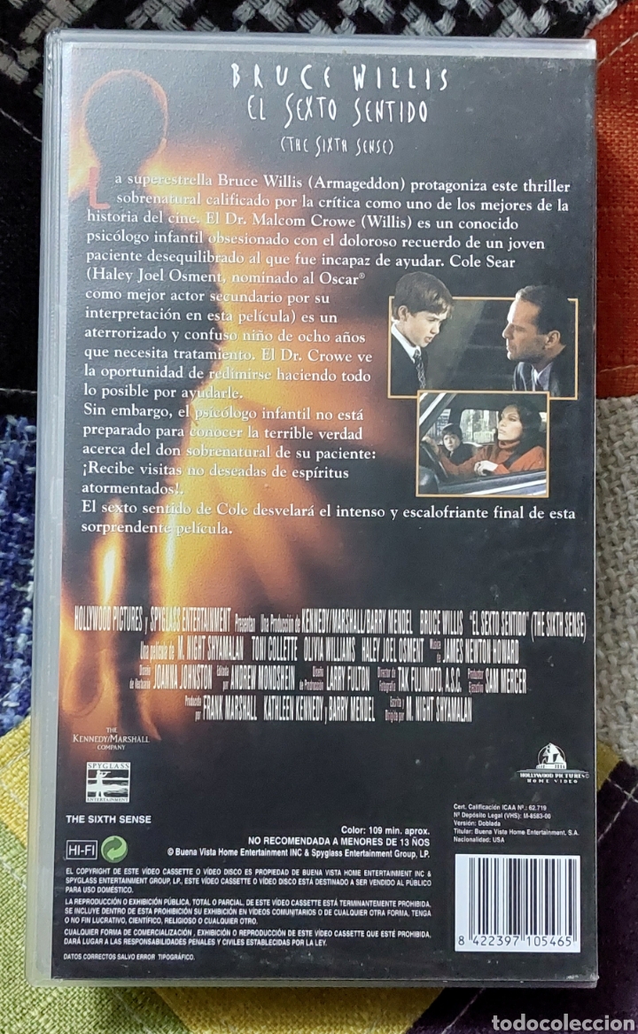 Cine: VHS El Sexto Sentido - Foto 3