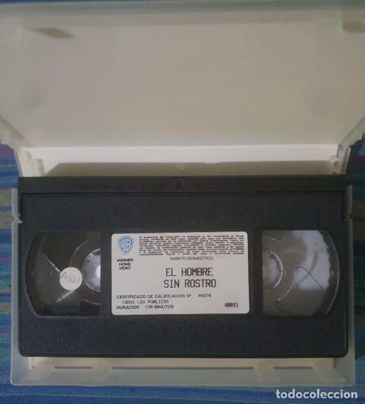 Cine: VHS EL HOMBRE SIN ROSTRO - Foto 3