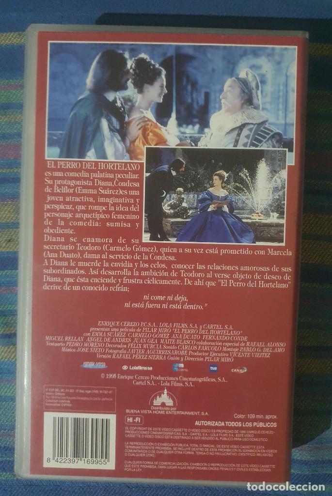 Cine: VHS EL PERRO DEL HORTELANO - Foto 2