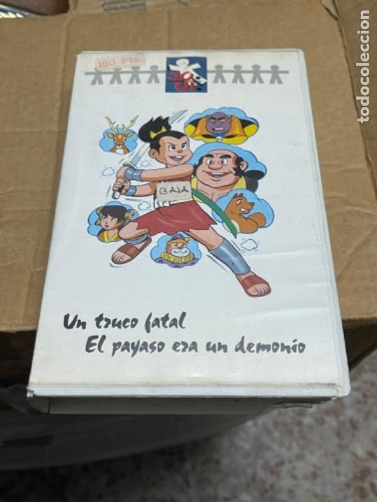 Cine: SASUKE EL PEQUE&Ntilde;O NINJA -VHS- EL TRUCO FATAL / EL PAYASO ERA UN DEMONIO. MANGA RETRO ANIME