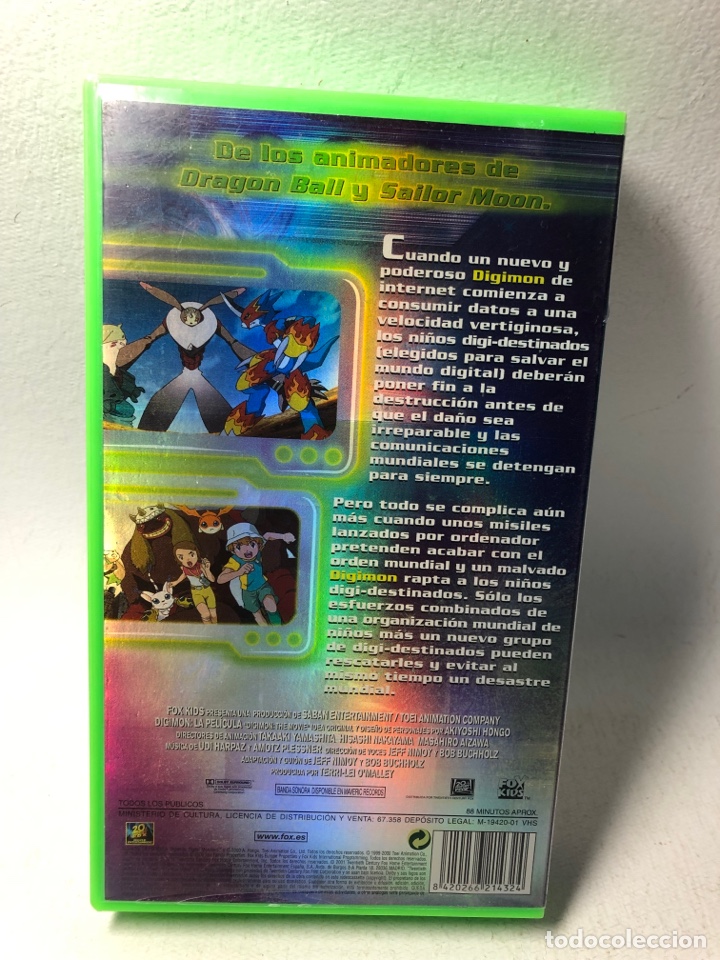 Cine: VHS ● DIGIMON ● LA PELICULA - Foto 2