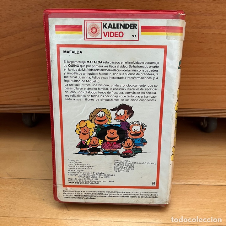 Cine: Mafalda vhs (1a edici&oacute;n) - Foto 3