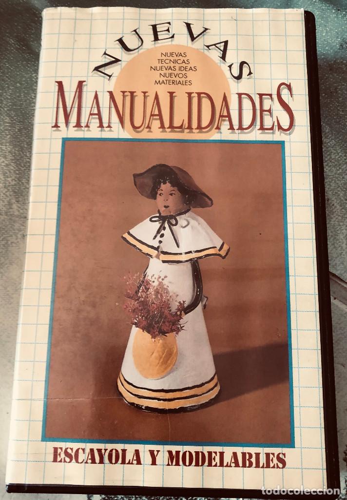 Cine: 'Nuevas manualidades - Escayola y modelables'. Curso en VHS. Editorial Granada. Buen estado.