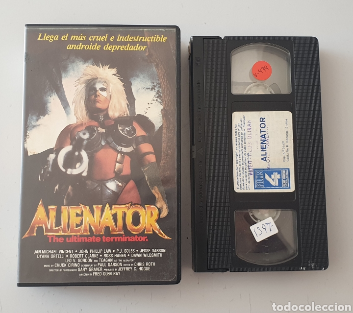 Cine: VHS - ALIENATOR - Terminator exploit