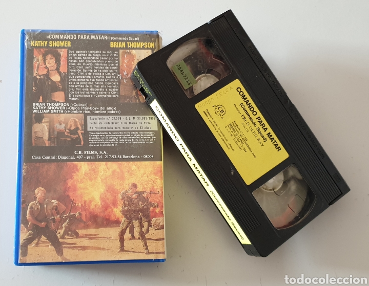 Cine: VHS - COMANDO PARA MATAR aka COMMANDO SQUAD Fred Olen Ray - Foto 2