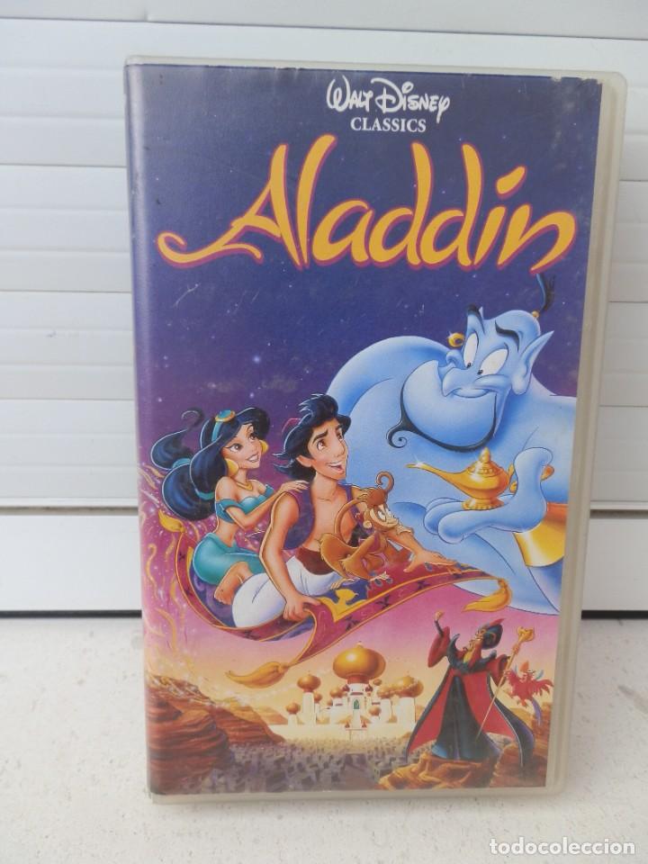 Cine: PELICULA EN VHS DE DISNEY CLASSICS ALADD&Iacute;N. VERSI&Oacute;N ORIGINAL. - Foto 1