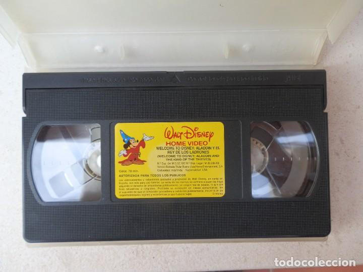 Cine: PELICULA EN VHS DE DISNEY CLASSICS ALADD&Iacute;N. VERSI&Oacute;N ORIGINAL. - Foto 3
