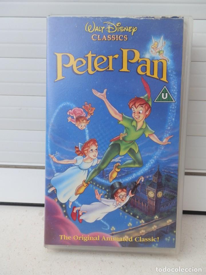 Cine: PELICULA EN VHS DE DISNEY CLASSICS PETER PAN. VERSI&Oacute;N ORIGINAL. - Foto 1