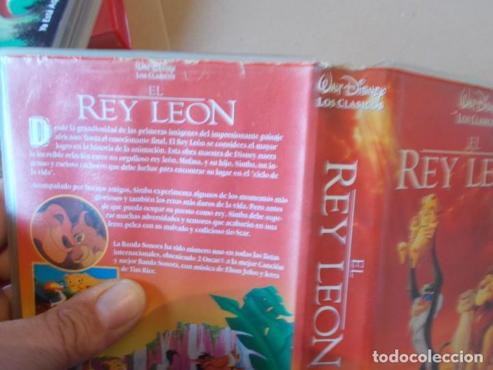Cine: PELICULA VHS EL REY LEON - Foto 3
