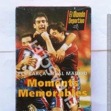 Cine: CINE PELICULA EN VHS ELS BARÇA - REAL MADRID - MOMENTS MEMORABLES- EL MUNDO DEPORTIVO