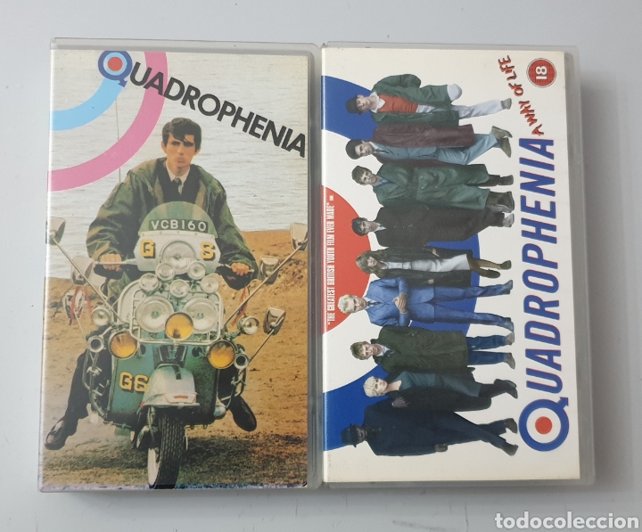 Cine: 2 VHS - QUADROPHENIA (1979) The Who, Mods, Rockers
