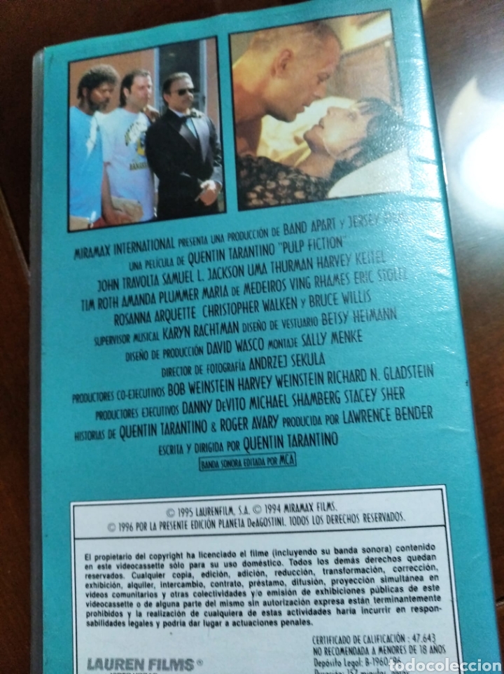 Cine: Pulp Fiction vhs - Foto 3