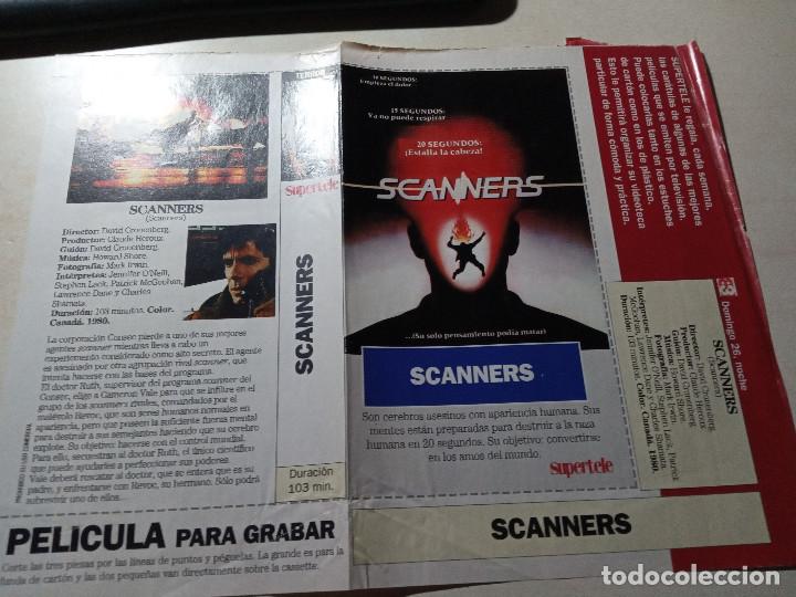 Scanners Caratula Vhs Supertele Comprar Películas De Cine Vhs En Todocoleccion 323781418 