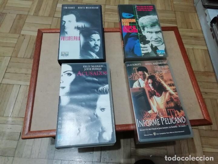Cine: Lote 945 bis. 4 Pel&iacute;culas de video VHS (ver t&iacute;tulos)