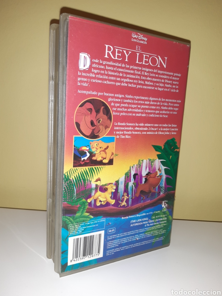 Cine: El Rey Leon VHS ORIGINAL - Foto 2