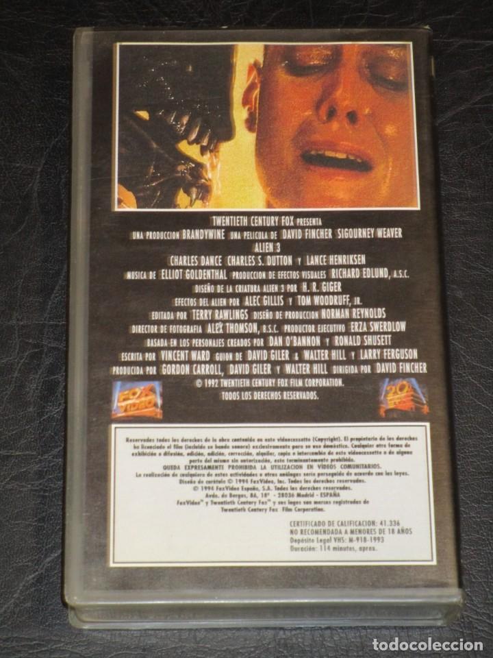 Cine: PELICULA VHS - ALIEN 3 - Foto 9