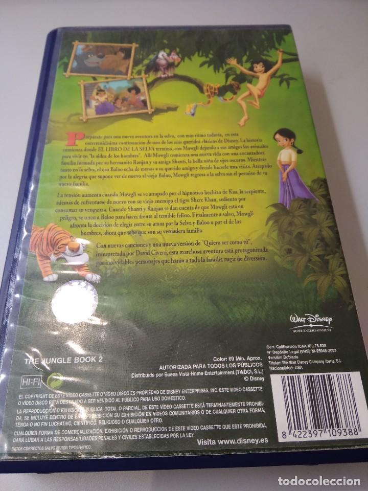 Cinta Vhs ~ El Libro De La Selva 2 ~ Walt Disne Comprar Películas De