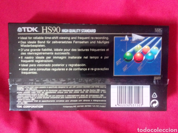 Cine: PRECINTADA VHS TDK HS90 - Foto 2