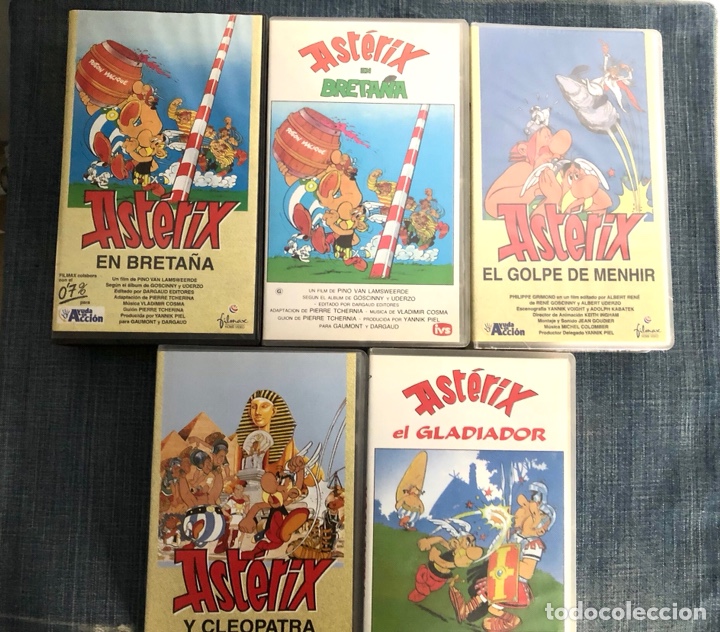 Cine: 4 pel&iacute;culas de Asterix en VHS - Foto 2