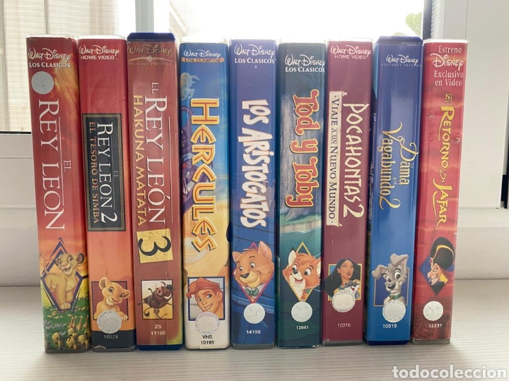 Cine: VHS, Trilog&iacute;a Rey Le&oacute;n, m&aacute;s 7 pel&iacute;culas m&aacute;s. Mary Poppins de regalo.