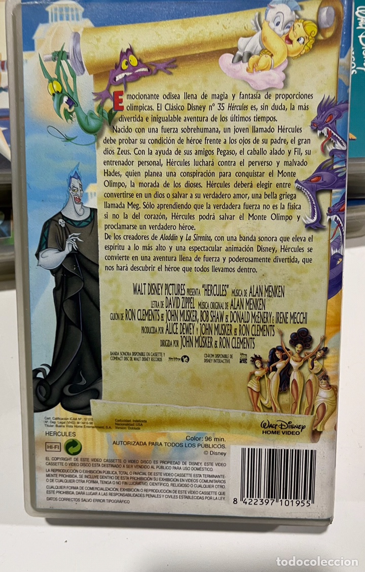 Cine: H&eacute;rcules pel&iacute;cula VHS - Foto 2