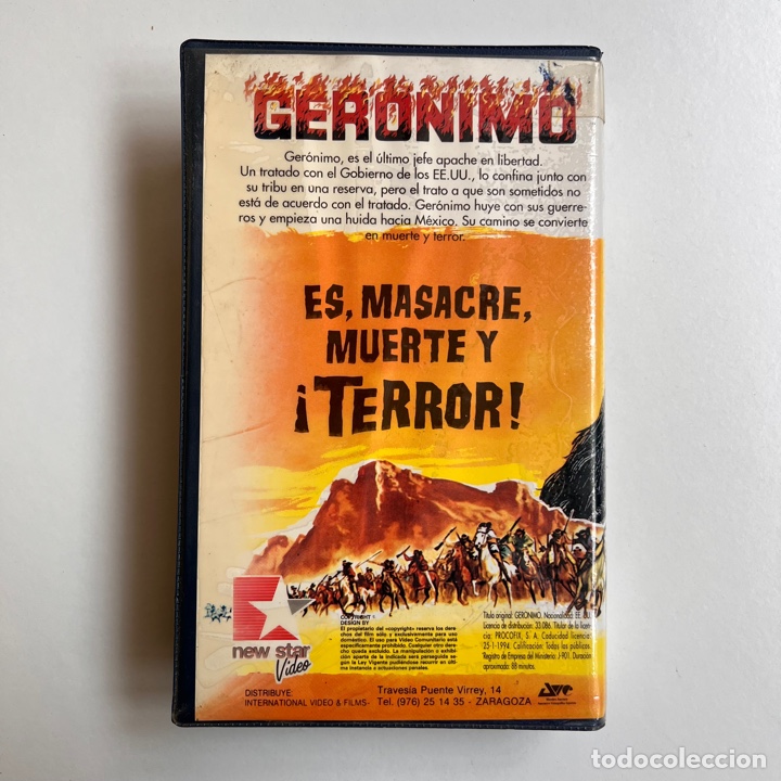 Cine: Geronimo vhs (1a edici&oacute;n) - Foto 5